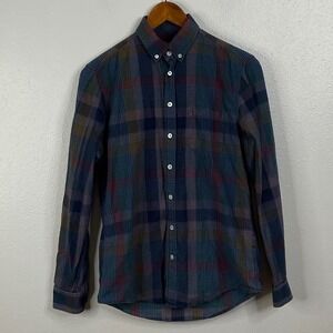 Steven Alan Plaid Long Sleeve Button‎ Down Shirt Size Xsmall